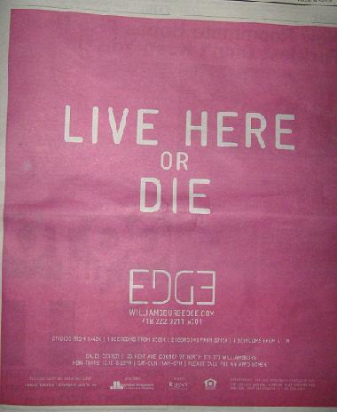 Williamsburg Edge NH state motto rip-off